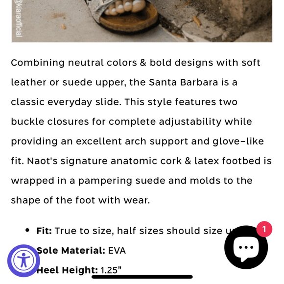 Naot Santa Barbara Snakeprint Slide Sandals New! - Picture 10 of 10